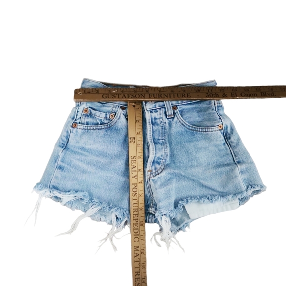 ‼️SOLD‼️ VTG Levi's 501 XX Original True Vintage Frayed Cut Off Distressed Denim - Picture 11 of 16